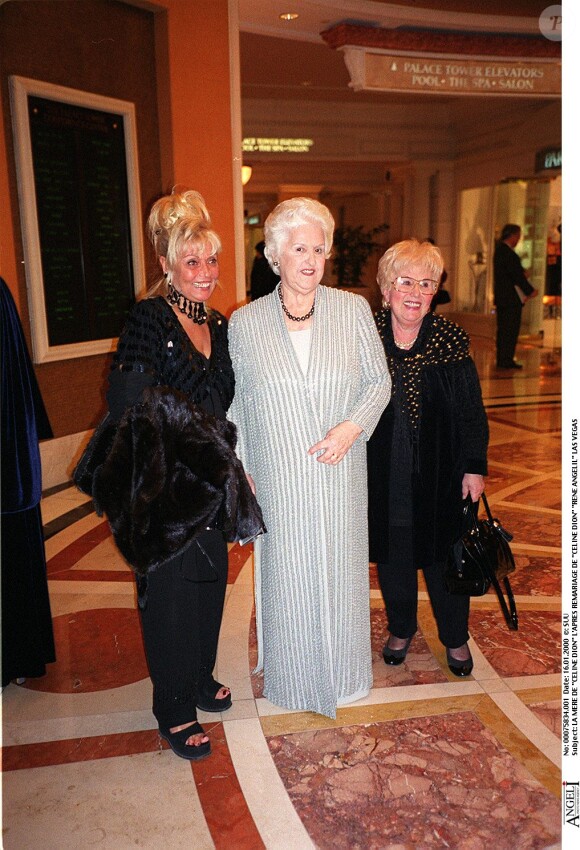 Thérèse Dion à Las Vegas, le 16 janvier 2000.