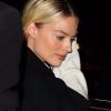 Exclusif - De retour à New York, Margot Robbie est allée dîner au restaurant Carbone, le 3 février 2020.