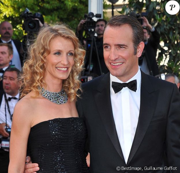 Alexandra Lamy et Jean Dujardin au 64ème Festival de Cannes le 15 mai 2011. © Guillaume Gaffiot/Bestimage 15/05/2011 - Cannes