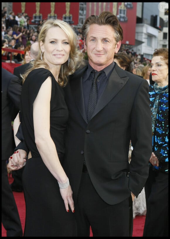 Robin Wright et Sean Penn le 22 février 2009 à Los Angeles.