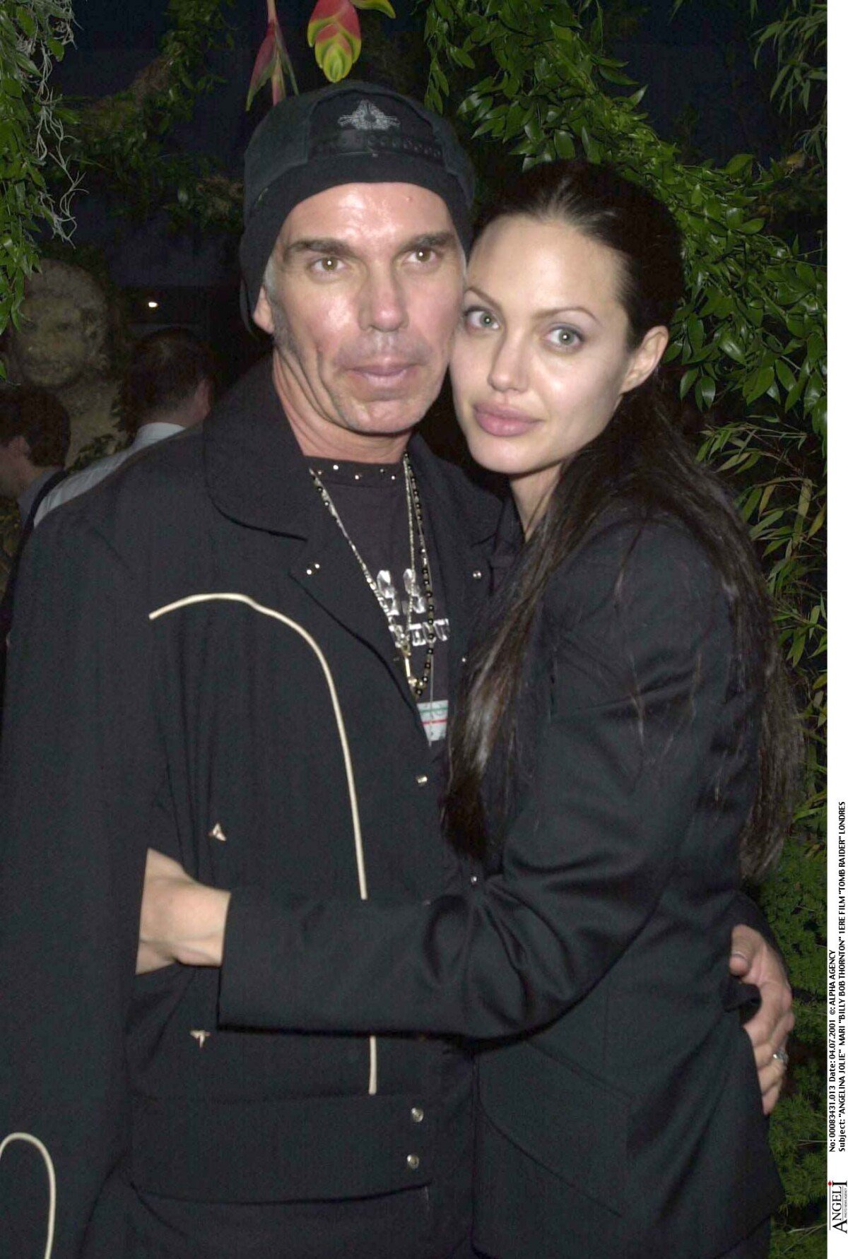 Photo Angelina Jolie et Billy Bob Thornton le 4 juillet 2001 à