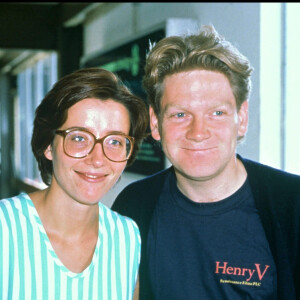 Emma Thompson et Kenneth Branagh le 21 avril 1989.