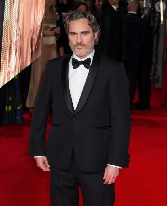 Joaquin Phoenix - 73e cérémonie des British Academy Film Awards (BAFTA) au Royal Albert Hall à Londres, le 2 février 2020.
