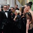 Joaquin Phoenix a reçu l'Oscar du meilleur acteur pour son rôle du Joker le 9 février 2020 lors de la 92e cérémonie des Oscars à Los Angeles.