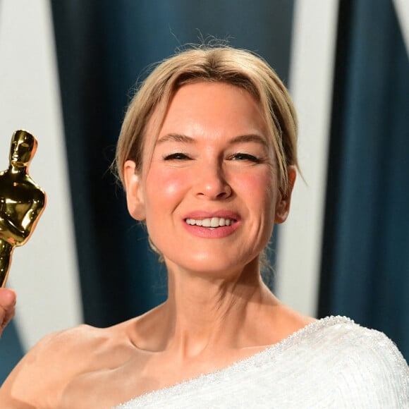 Renée Zellweger à la "Vanity Fair Oscar Party", au "Wallis Annenberg Center for the Performing Arts" de Beverly Hills. Los Angeles. Le 9 février 2020. @Ian West/PA Wire