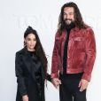 Lisa Bonet et son mari Jason Momoa assistent au défilé Tom Ford, collection automne-hiver 2020-2021, aux Milk Studios. Hollywood, Los Angeles, le 7 février 2020.