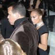 Jennifer Lopez et Alex Rodriguez assistent au défilé Tom Ford, collection automne-hiver 2020-2021, aux Milk Studios. Hollywood, Los Angeles, le 7 février 2020.