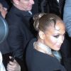 Jennifer Lopez et Alex Rodriguez assistent au défilé Tom Ford, collection automne-hiver 2020-2021, aux Milk Studios. Hollywood, Los Angeles, le 7 février 2020.