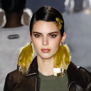 Kendall Jenner participe au défilé Tom Ford, collection automne-hiver 2020-2021, aux Milk Studios. Hollywood, Los Angeles, le 7 février 2020.