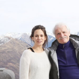 Lucie Lucas et Yann Arthus-Bertrand lors du 22ème Festival des créations télévisuelles de Luchon, France, le 7 février 2020. © Patrick Bernard/Bestimage