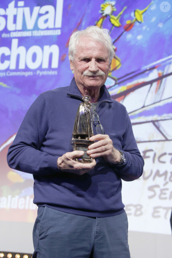 Yann Arthus-Bertrand lors de la remise du prix "Pyrénées d'Or" au 22ème Festival des créations télévisuelles de Luchon. Le 7 février 2020 © Christophe Aubert via Bestimage