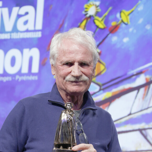 Yann Arthus-Bertrand lors de la remise du prix "Pyrénées d'Or" au 22ème Festival des créations télévisuelles de Luchon. Le 7 février 2020 © Christophe Aubert via Bestimage