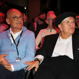 Mimie Mathy et son mari Benoist Gérard lors de la cérémonie de clôture du 22ème Festival des créations télévisuelles de Luchon, France, le 8 février 2020. © Patrick Bernard/Bestimage