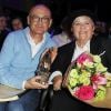 Mimie Mathy reçoit le Pyrénées d'honneur pour son rôle dans "Joséphine, ange gardien" en présence de son mari Benoist Gérard lors de la cérémonie de clôture du 22ème Festival des créations télévisuelles de Luchon, France, le 8 février 2020. © Patrick Bernard/Bestimage