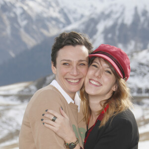 Caroline Bourg, Léa Francois de "Plus belle la vie" - Photocall lors du 22ème Festival des créations télévisuelles de Luchon. Le 8 février 2020 © Christophe Aubert via Bestimage