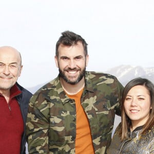 Thierry Heckendorn, Patrick Paroux ,Candiie, Laurent Ournac, Patrick Guérineau de Camping Paradis - Photocall lors du 22ème Festival des créations télévisuelles de Luchon. Le 8 février 2020 © Christophe Aubert via Bestimage