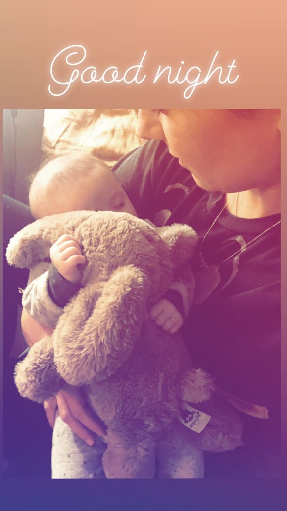 Alizée partage une nouvelle photo de sa fille Maggy le 11 février 2020.