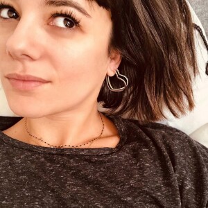 Alizée sur Instagram. Le 25 octobre 2018.