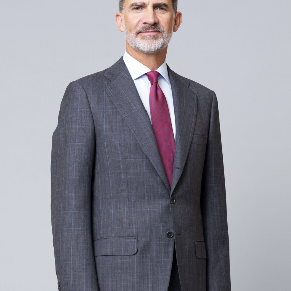 Le roi Felipe VI d'Espagne - Photos officielles des membres de la famille royale d'Espagne à Madrid le 11 février 2020.