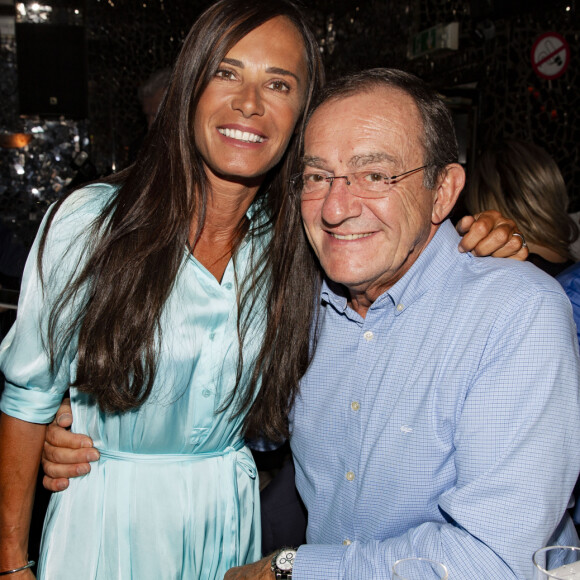 Exclusif - Nathalie Marquay et son mari Jean-Pierre Pernaut - Soirée au Don Camilo pour le lancement du clip "Radio Aktébo" de l'association Aktebo au profit des enfants malades à Paris le 17 septembre 2019. © Jack Tribeca/Bestimage