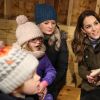 Kate Middleton, duchesse de Cambridge, lors d'une visite à la Ark Open Farm à Newtownwards, Irlande le 12 février 2020.