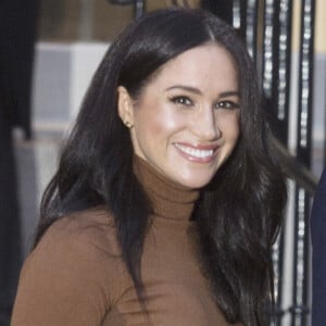 Meghan Markle, duchesse de Sussex, en visite à la Canada House à Londres le 7 janvier 2020