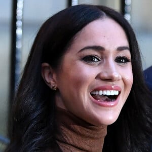 Meghan Markle, duchesse de Sussex, en visite à la Canada House à Londres le 7 janvier 2020.