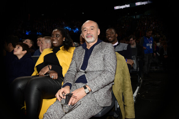 Christian Louboutin au match de Paris NBA 2020 entre les Bucks de Milwaukee et les Charlotte Hornet à l'AccorHotels Arena à Paris le 24 janvier 2020. © JB Autissier/ Panoramic / Bestimage