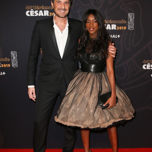 Hapsatou Sy et son compagnon Vincent Cerutti - Photocall de la 44ème cérémonie des César à la salle Pleyel à Paris. Le 22 février 2019 © Borde-Jacovides / Bestimage