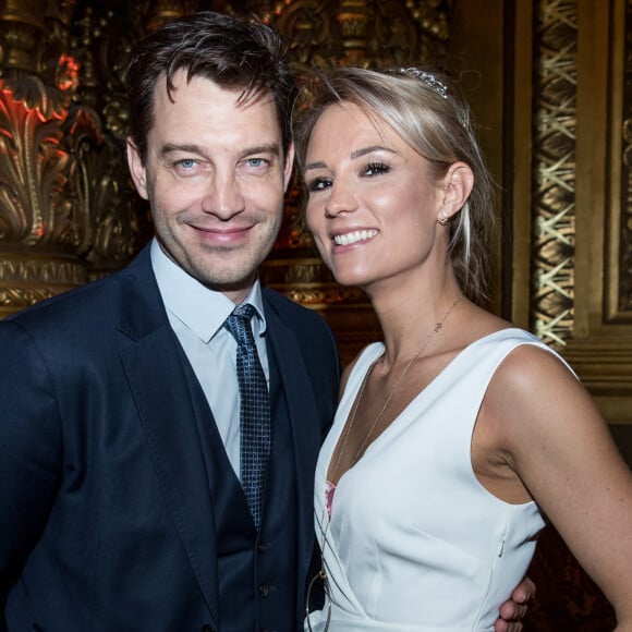 Exclusif - Elodie Gossuin-Lacherie et son mari Bertrand Lacherie - Avant-première de la nouvelle saison "Festival Pirates et Princesses" de Disneyland Paris au Palais Garnier à Paris, France, le 9 mars 2018. © Cyril Moreau/Bestimage