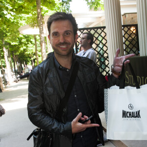 Christophe Michalak - Arrivée des people sur l'émission "Vivement dimanche" à Paris le 11 juin 2014