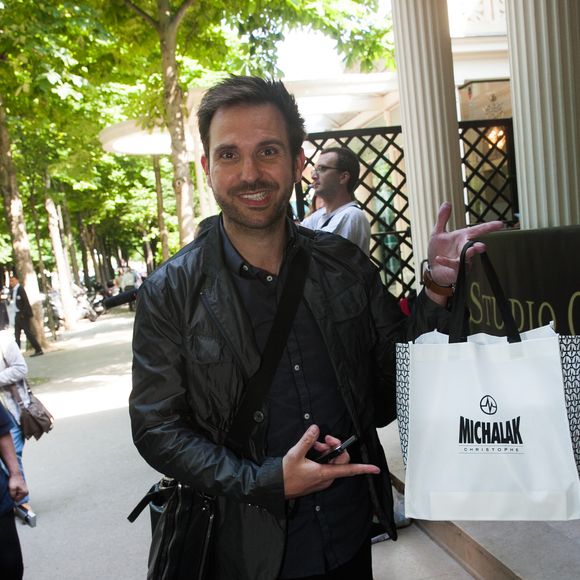 Christophe Michalak - Arrivée des people sur l'émission "Vivement dimanche" à Paris le 11 juin 2014