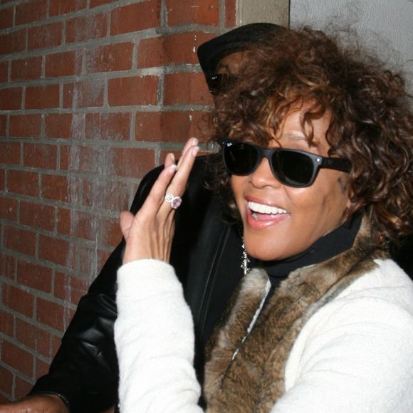 Whitney Houston sort de chez le docteur à Los Angeles. Le 2 février 2012.