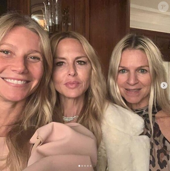 Gwyneth Paltrow, Rachel Zoe et Crystal Lourd assistent à la soirée sans maquillage de goop, pour sa gamme de produits pour la peau Goop Glow. Beverly Hills, le 19 février 2020.