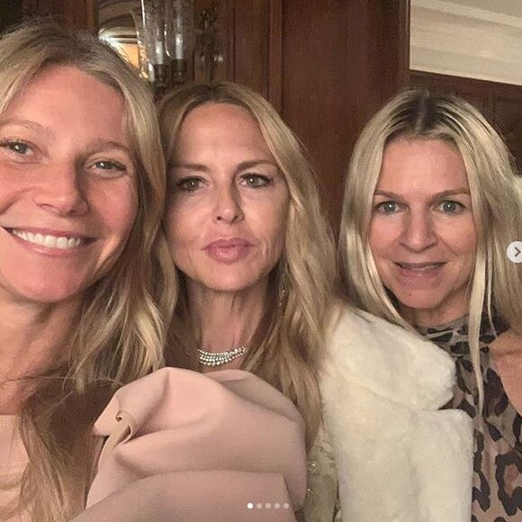 Gwyneth Paltrow, Rachel Zoe et Crystal Lourd assistent à la soirée sans maquillage de goop, pour sa gamme de produits pour la peau Goop Glow. Beverly Hills, le 19 février 2020.