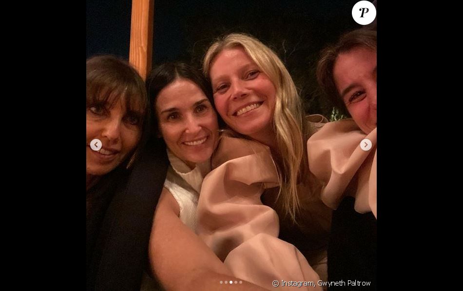 Henrietta Conrad, Demi Moore, Gwyneth Paltrow et son amie Daun