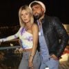 Exclusif - Jonathan Matijas et sa compagne Sarah Lopez - Soirée du groupe Martell Blue Swift sur la suite Sandra and Co lors du 72ème Festival International du Film de Cannes le 20 mai 2019. © Pierre Perusseau/Bestimage