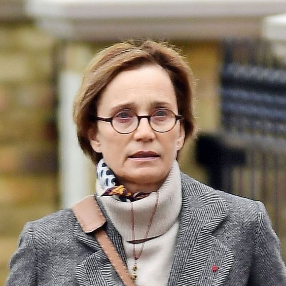 Exclusif - L'actrice anglaise Kristin Scott Thomas à Londres, le 7 octobre 2019.