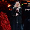 Christina Aguilera chante au Staples Centers de Los Angeles lors de l'hommage à Kobe Bryant et sa fille Gianna, le 24 février 2020.
