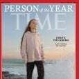 L'activiste Greta Thunberg, nommée personnalité de l'année 2019 par le magazine américain "Time" dont elle fait la couverture.