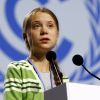 Greta Thunberg prononce un discours lors de la COP 25 à Madrid le 11 décembre 2019. © Alterphotos / Panoramic / Bestimage