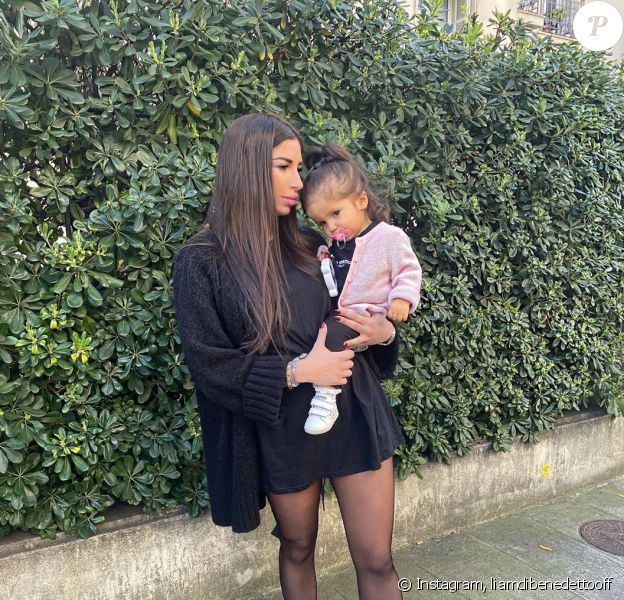 Liam Di Benedetto avec sa fille Joy, le 12 février 2020