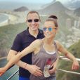 Jennifer Lauret et son mari Patrick au Brésil, Instagram, février 2020.