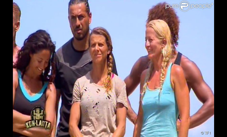 Sara aux côtés de Sandra et Florence KohLanta 2014 sur TF1. Episode
