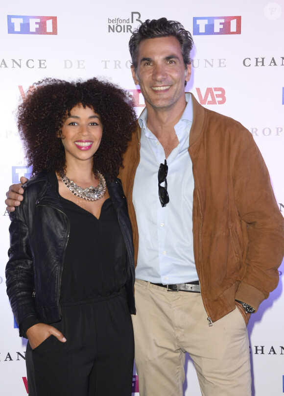 Aurélie Konaté et Patrick Guerineau - Avant-première du film "Une chance de trop" au cinéma Gaumont Marignan à Paris, le 24 juin 2015.