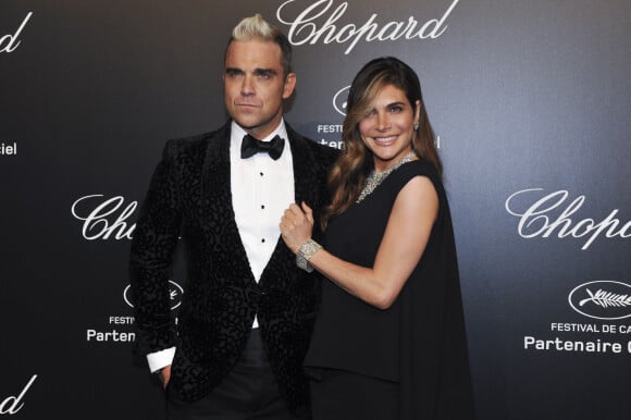 Naissance - Robbie Williams est papa pour la quatrième fois - Robbie Williams et sa femme Ayda Field - Soirée Chopard Gold Party à Cannes lors du 68ème festival international du film. Le 18 mai 2015