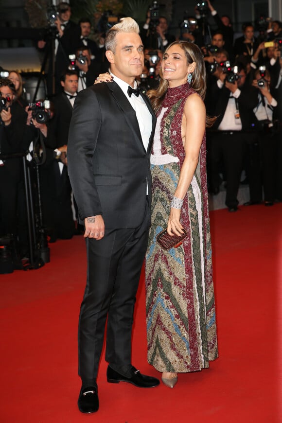 Naissance - Robbie Williams est papa pour la quatrième fois - Robbie Williams et sa femme Ayda Field - Montée des marches du film "The Sea of Trees" (La Forêt des Songes) lors du 68 ème Festival International du Film de Cannes, à Cannes le 16 mai 2015.