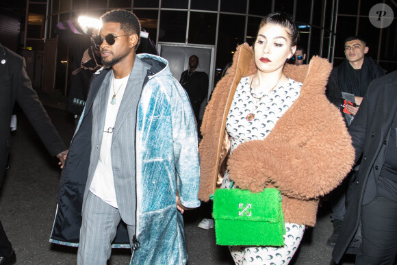 Usher - Arrivées au défilé de mode prêt-à-porter automne-hiver 2020/2021 Off-White à Paris. Le 27 février 2020 © Jérémy Melloul / Bestimage