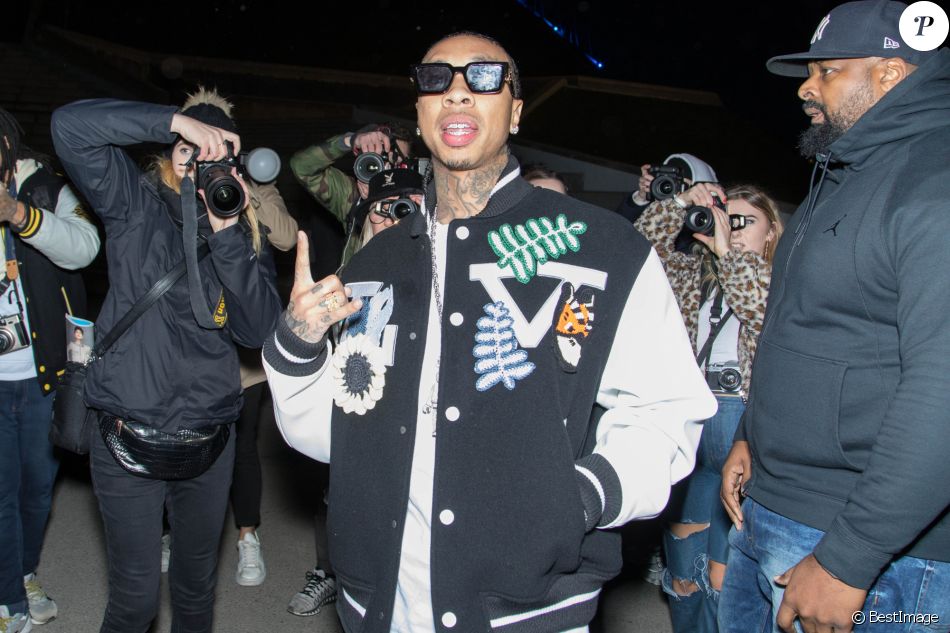 Tyga Arrivees Au Defile De Mode Pret A Porter Automne Hiver 2020 2021 Off White A Paris Le 27 Fevrier 2020 C Jeremy Melloul Bestimage Purepeople