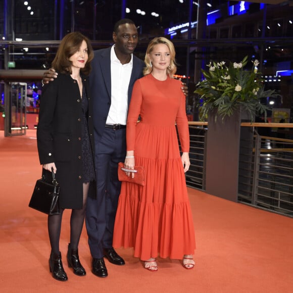 Virginie Efira, Omar Sy et Anne Fontaine à la première du film "Police Night Shift" lors de la 70ème édition du festival international du film de Berlin (La Berlinale 2020), le 28 février 2020. © Future-Image via Zuma Press/Bestimage